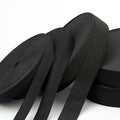 1 Inch Knitted Polyester Woven Elastic Band Tape 4cm Thick Embroidered Technics SPandex Material Shoe Oeko-Tex Certified Logo