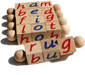 Montessori Phonetic Reading Blocks Learn to Read Phonics Educational Toy for the Beginning Reader Preschool