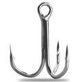 High Carbon Steel Black Treble Hooks for Freshwater and Saltwater Fishing Strong and Durable for River and Lake Positions