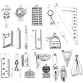 20pcs/set Product Antique Silver Color Learning Tools Charms Pendant Jewelry Metal Alloy Jewelry Marking U054
