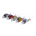 Newup Wholesale 4.5cm/4g  Japan 3d Eyes Fishing Lures Crankbait Fishing Lure 70mm Crankbait