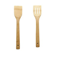 WanuoCraft Disposable Eco-Friendly Bamboo Flatware Spoon Shovel Set for Travel Kitchen Cooking Utensils