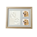 Oem Diy Pet Memorial Dog Clay Paw Prints Memorial Photo Frame Cat Footprint Picture Frame Keepsake