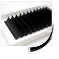 Factory Price Volume Mink Split Tip Cashmere Ellipse Matte Flat Lashes Ellipse Eyelash Extension