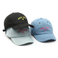 Unisex Low Moq Custom Vintage Blank Washed Cotton Hat Baseball Cap Distressed Embroideries New York Denim Baseball Caps