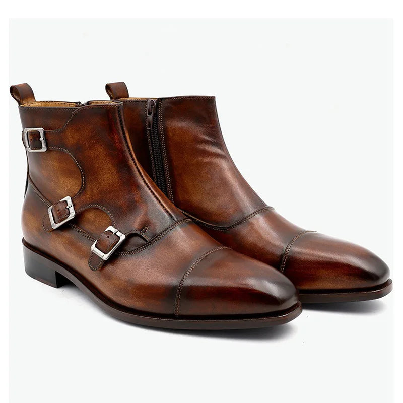 Goodyear Blake Craft Business Ankle Boots Man Italian Wholesale Price Office Boots for Men Fashion Party Custom Men's Boots
