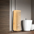 2024 Wholesale Everyday Bamboo Wood Comb Environmentally Friendly Biodegradable Hair Care Travel Comb for Daily Use