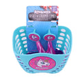 New Colorful Basket + Ribbon Children Bicycle Accessories Princess fairy Tale Design Castle