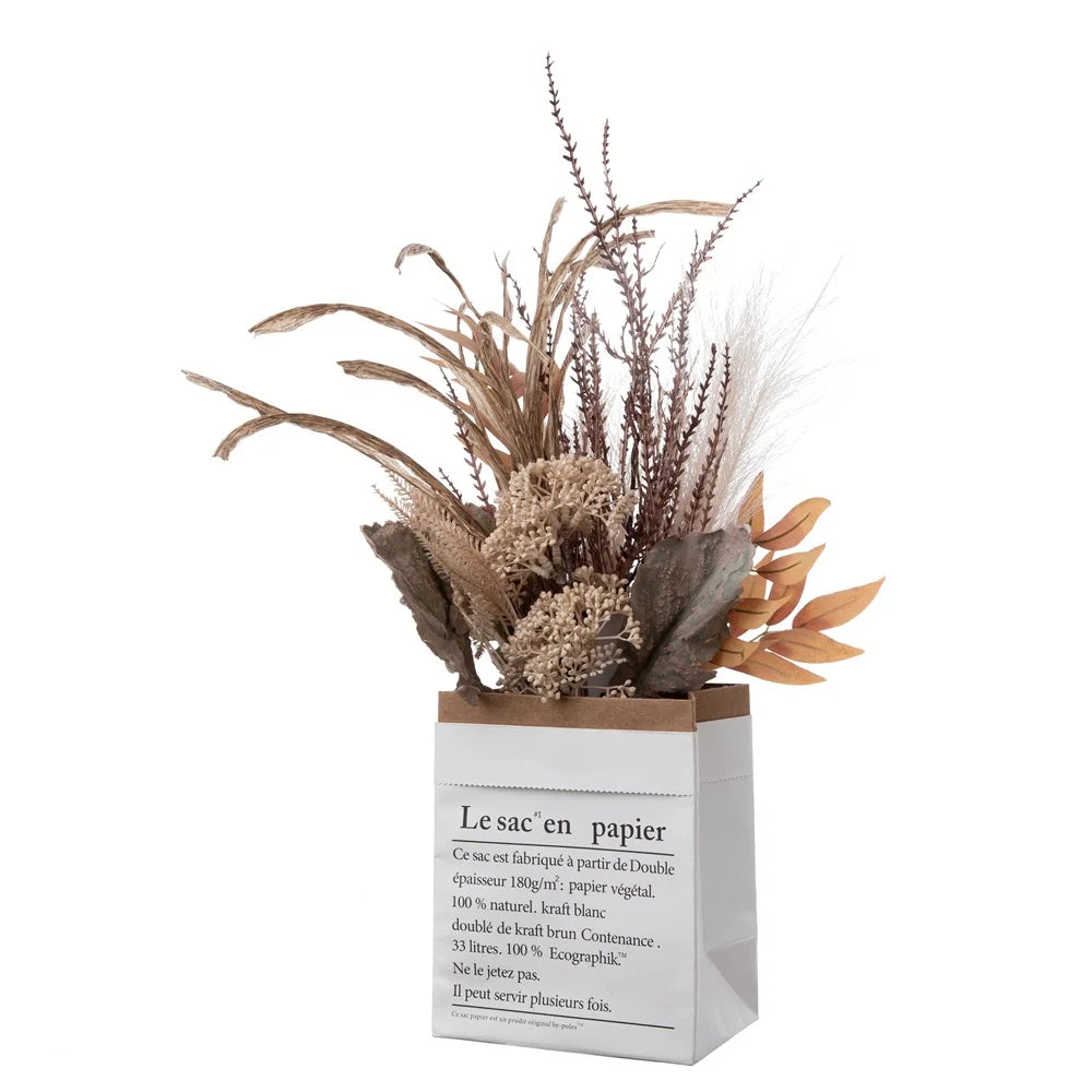 2024 New Kuiri  Artificial Pampas Grass Wheats Flowers Leaves   Plants Mix for Home Arrangement Flower Bouquet Party Wedding