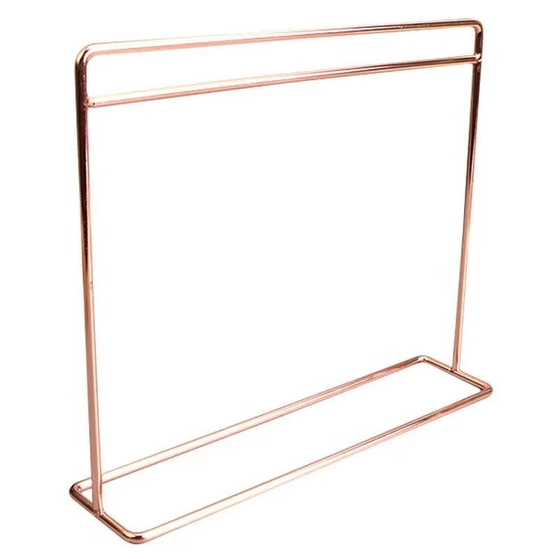 Clothing Organizer Hangers Metal Iron Single Tier Multifunctional Living Room Dress Rack Doll Furniture Accessories