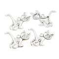 Charms Cat 30x22mm Handmade Making FitVintage Tibetan Silver Color PendantsDIY for Bracelet Necklace