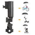 Universal Outdoor Sports Golf Trolley Umbrella Holder Stand with Push Cart & Umbrella Accessories