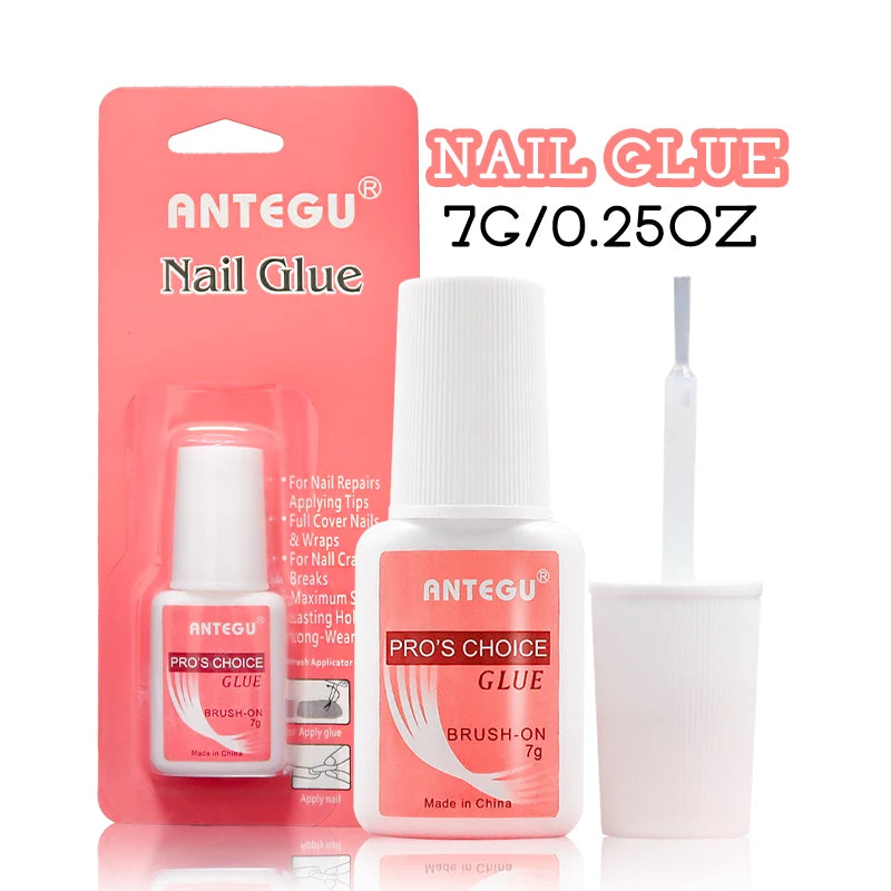 Wholesale Brush on Nail Glue for Tips Professional Fast Drying Bond False Nails Press on Nails With Glue