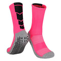 LINGTU Wholesale Custom Striped Football Sock Designer Socks Cotton Cycling Athletic Anti-Slip Football Soccer Socks Grip