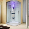 Basic Style Bathroom Shower Room with Computer Panel Control and Top Ceiling Rain Shower Steam and Massage Function for Option