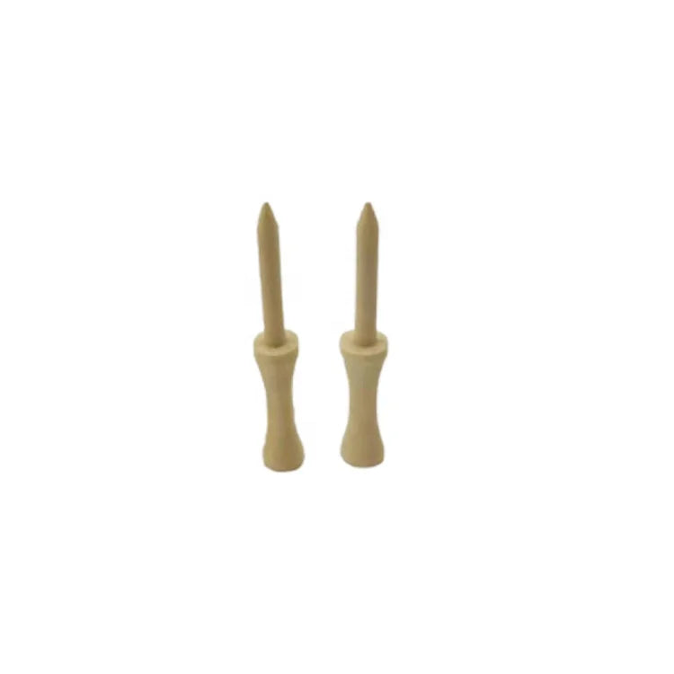 Stepped Wooden Golf Castle Tees 25mm to 70mm Sizes with Step down Feature