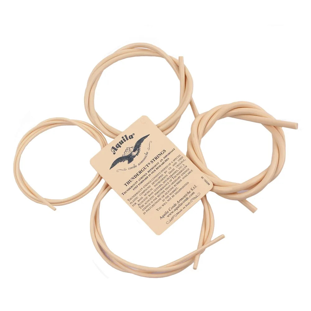 Ukulele Bass Ubass Strings Rubber Material 4pcs/ Set