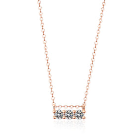 Fine Fashion D Color VVS1 Moissanite Pendant Necklace S925 Sterling Silver Jewelry with Fast Shipping