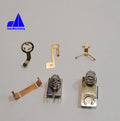 OEM Factory Beryllium Copper Spring Contacts  Flat Metal Springs Clips Battery Contact Makit