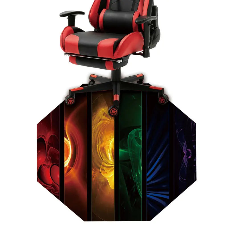 Custom Sublimation Printed Carpets Rugs Floor Protection Gamer Gaming Chair Mats