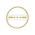 Wholesale Popular Stretchy Genuine 14K Gold Filled Beaded Bracelets for Women Jewelry