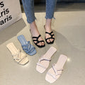 Size:36-42 Women Flat Sandals Tie slippers LYZ-A