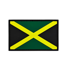 Jamaica Flag PVC Rubber Patch With Hook National Flag
