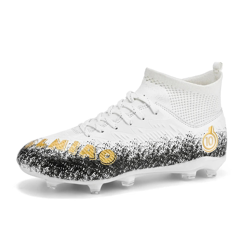 Professional Soccer Cleats for Men Long Studs Lightweight Breathable Durable Football Shoes