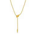 Chic Style Snake Head Necklace Personality Design Sense Cold Wind Stainless Steel Long Trend Necklace