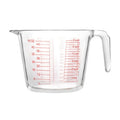 Aeofa Glass Measuring Cup With Scale Heat Resistant Household Food Grade Kitchen Baking Whisk Measuring Cup