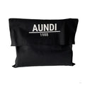 Accept Customized Logo Printing Large Black Twill Cotton Wallet Flap Bags for Dust