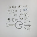 OEM Customized Wholesale Metal Iron Carbon Steel Double Loop Wire Forming Machine Stainless Steel Wire Forming