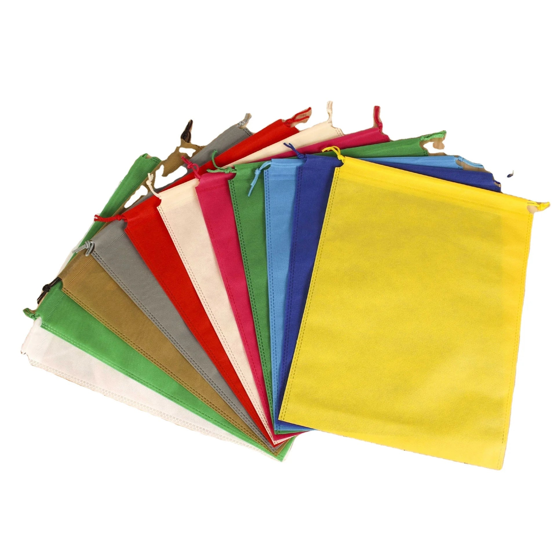 Wholesale LOGO Printed Canvas Cotton Drawstring Pouch Dust Bag for Shoe Gift Bag Custom Dust Bags Covers for Handbags