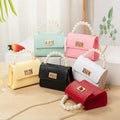 Hot Selling Fashion Elegant Mini Pearl Handle Handbag Crossbody Bags for Baby Girls