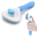Portable Handheld Pet Dogs Cats Hair Remover Brush Stainless TPR Steel Pets Comb