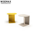 WISEMAX FURNITURE Modern Nordic Wholesale Price Stainless Steel Side Table Metal Frame Coffee Tea Table Fr Living Room