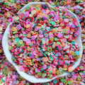 500g Fruit Mix Polymer Clay Slices Orange Lemon Kiwi Banana Strawberry DIY Craft Slime Polymer Sprinkles