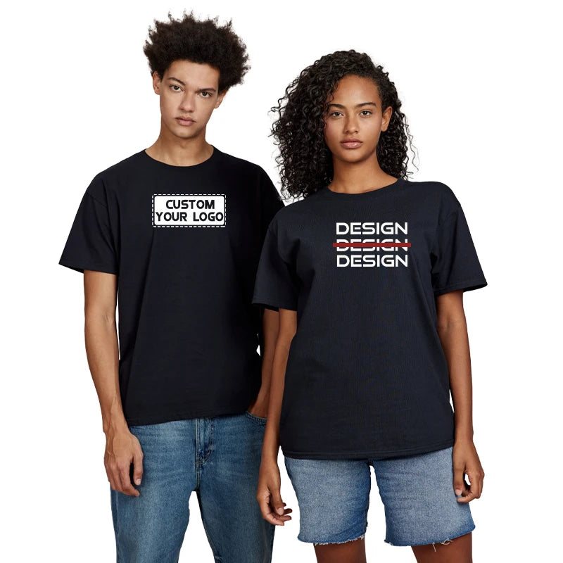 Wholesale 100% Cotton Comfortable Casual Customizable Men's T-shirts