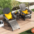 Many Types Plastic Adirondack Chairs HDPE Material Replacing Wood and PS