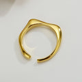 ICEBELA Light Luxury Fashion Minimalist Ring Jewelry Simple Thin Finger Unique Stacking 925 Sterling Silver Rings for Women