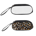 Sublimation Canvas Zipper Stationery Pen Bag Black Makeup Bag Blank Travel Stationery Hand Bag Cute Pencil case for Kids