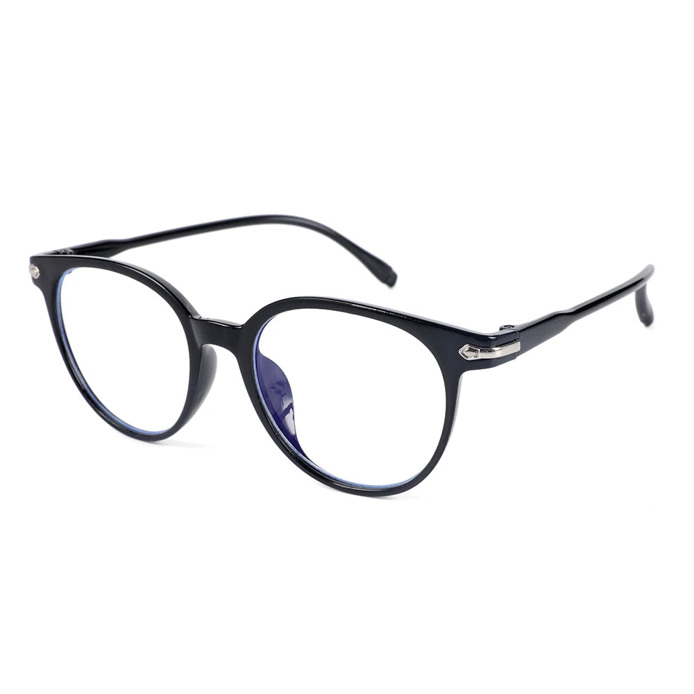 5224 Fashion Cheap Round Computer Glasses Anti Blue Light Glasses Stylish PC Frames for Women Men
