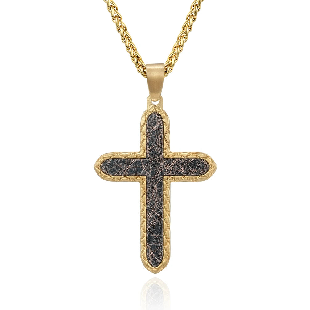 Alin Factory Wholesale Simple Fashion Men's Stainless Steel Necklace Classic Hundred Pendant