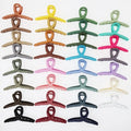 Wholesale 11cm Solid Matte Plastic Yoga Hair Accessories Clamp Girls Cross Large Hair Claw Clips for Women