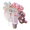 Outdoor Wedding Backdrop Metal Frame Arch Round Background for Flower Wall Backdrop