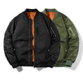 Custom Logo OEM Fashion Casual Nylon Varsity Jacket Waterproof Windbreaker Side Pocket Bomber Zip up Flight Jacket