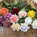 Real Touch Latex Single Stem Roses Wedding Artificial Flowers Rose for Home Decoration