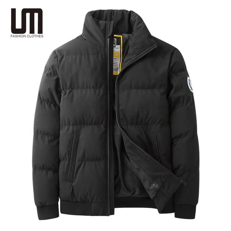 Liu Ming New Stylish 2025 Autumn Winter Men Casual Windbreaker Coat Plus Size 8xl Cotton Padded Jackets