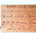 Custom Pregnancy Gift Weeks of Gestation Baby Shower Gift Pregnancy Tracker Board Wooden for Pregnant Mum Gift