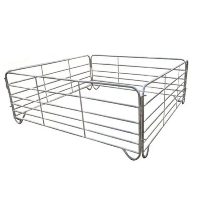 Philippines Weld 8 16 Foot Utility Bull Pen Oval Livestock Cattle Panels 16ft Used Corral Horse Cow Sheep Fence Panels for Sale